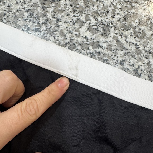 Onia Bikini Bottom Womens Large Black White Swim Briefs‎ Classic Minimalist - Picture 2 of 6